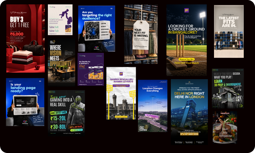 Selected advertising and social media campaigns